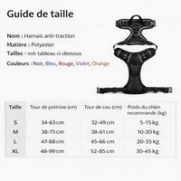 La Maîtrise™ — Harnais anti-traction confortable pour chien