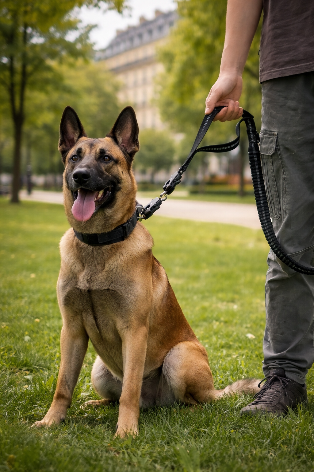 Laisse Amortisseur™ — Anti-À-Coups pour Chien