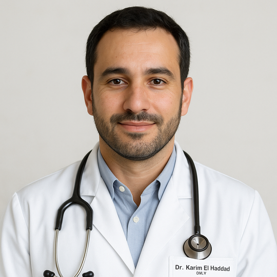 Dr Karim El Haddad, DMV — Médecine du sport canin & prévention des blessures