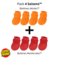Pack 4 Saisons™ 🌦 – Bottines Aérées™ + Renforcées™