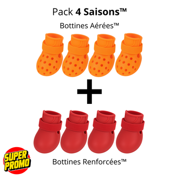 Pack 4 Saisons™ 🌦 – Bottines Aérées™ + Renforcées™