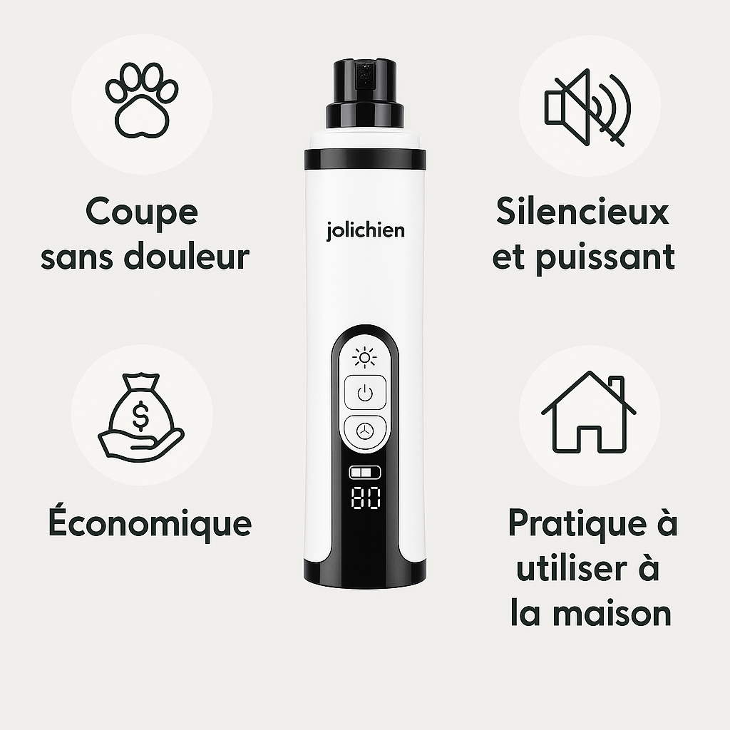 PattesDouces™ — Lime à ongles électrique