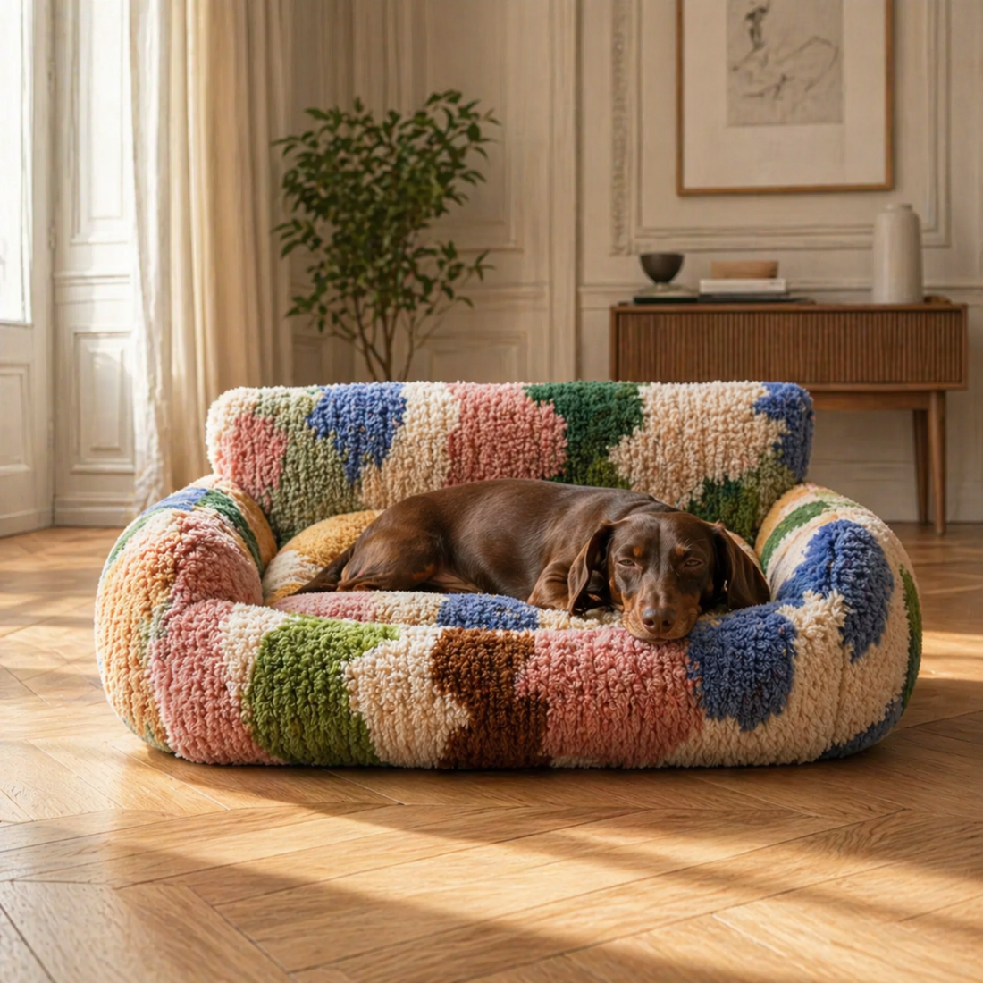 Le Nid Sécurisant™ — Lit/Panier pour chien orthopédique